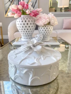 Inspire Me! Home Decor White Beads Hot