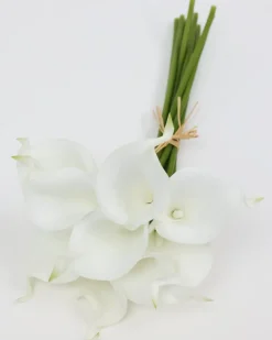 Inspire Me! Home Decor 12″ White Calla Lily Bundle Floral Stems Online