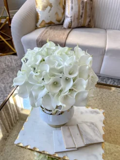 Inspire Me! Home Decor 12″ White Calla Lily Bundle Floral Stems Online