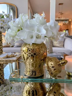 Inspire Me! Home Decor 12″ White Calla Lily Bundle Floral Stems Online