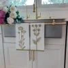 Inspire Me! Home Decor White Ceramic Serving Tray With 4 Bowls And Gold Leaf Hot
