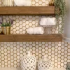 Inspire Me! Home Decor White Ceramic Tray With Gold Base And Leaf Detail Sale