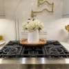 Inspire Me! Home Decor White Ceramic Rectangle Tray W/ Gold Trim KITCHEN Best