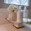 Inspire Me! Home Decor White Ceramic Glazed Leaf Vase Discount