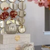 Inspire Me! Home Decor White Ceramic Pitcher With Gold Textured Design Handle & Base ” From Pops Of Color Home Collection” Clearance