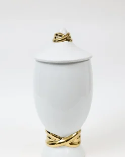 Inspire Me! Home Decor White Ceramic Evil Eye Planter (2 Sizes) Clearance