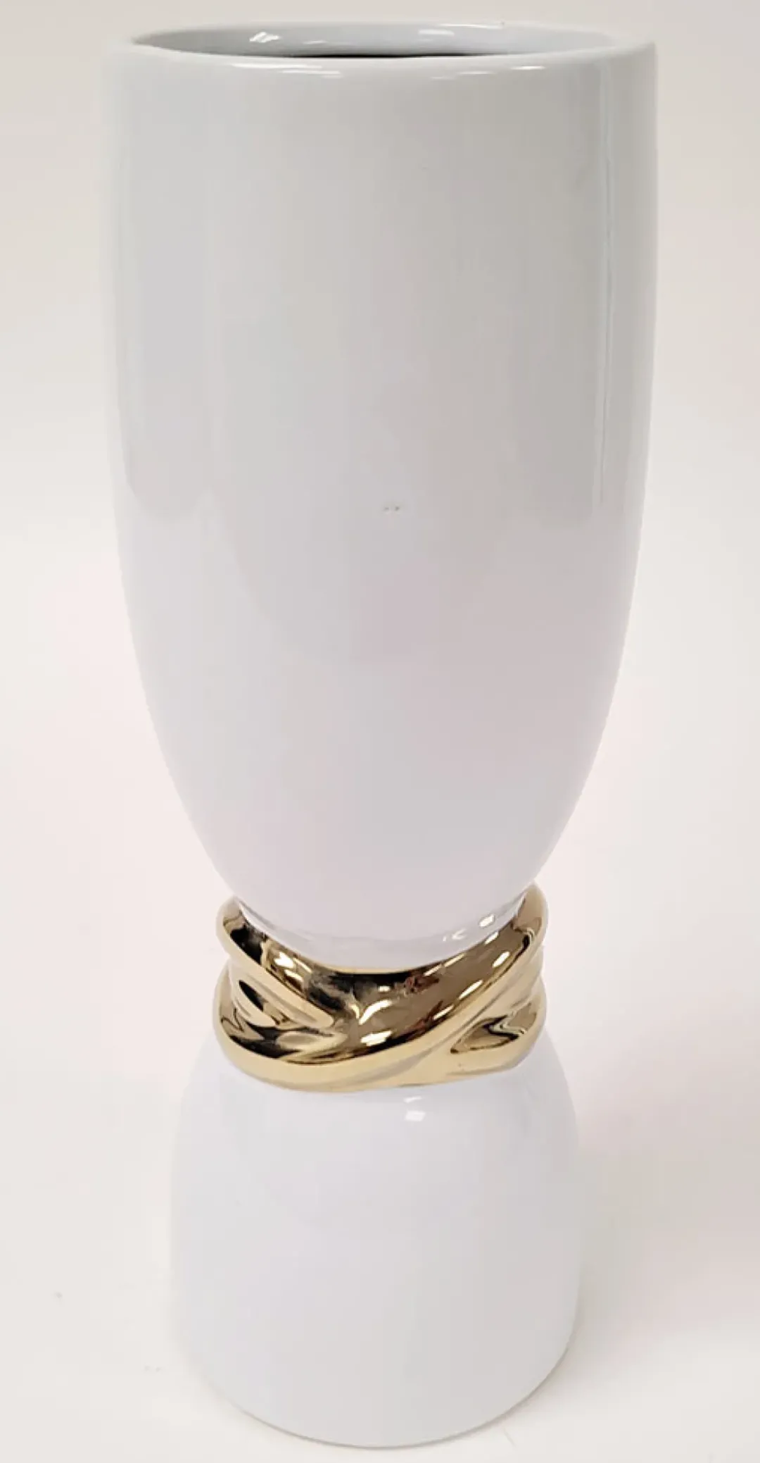 Inspire Me! Home Decor White Ceramic Studded Vase (3 Sizes) Clearance