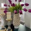 Inspire Me! Home Decor White Ceramic Vase New