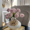 Inspire Me! Home Decor White Ceramic Vase With Elegant Gold Details (2 Sizes) Clearance
