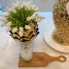 Inspire Me! Home Decor White Dishtowel W/ Fringe Outlet
