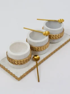 Inspire Me! Home Decor White Floral Tea Set (3 Items) Each Sold Individually KITCHEN Hot