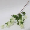 Inspire Me! Home Decor White Glass Vase With Gold Metal Base Sale