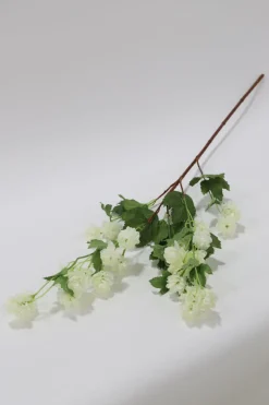 Inspire Me! Home Decor White Glass Vase With Gold Metal Base Sale