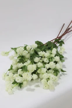 Inspire Me! Home Decor White Glass Vase With Gold Metal Base Sale