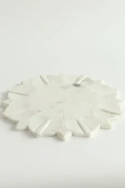 Inspire Me! Home Decor White Hammered Canister With Silver Border & Lid (3 Sizes) Gold Clearance