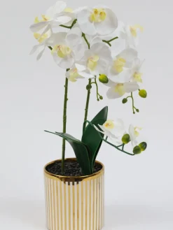 Inspire Me! Home Decor White Hammered Bird With Gold Accents New