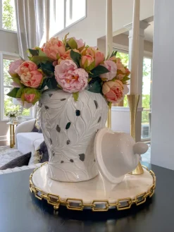 Inspire Me! Home Decor White Japanese Wisteria Stem Fashion