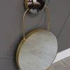 Inspire Me! Home Decor White Marble Round Coasters Outlet