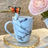 Inspire Me! Home Decor White Mug W/ Resin Geode Design KITCHEN Best