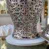 Inspire Me! Home Decor White Porcelain Pitcher With Gold Beaded Handle Clearance