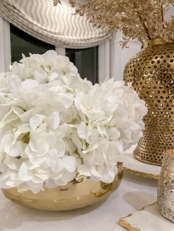 Inspire Me! Home Decor White Sparkle Magnolia Stem Sale