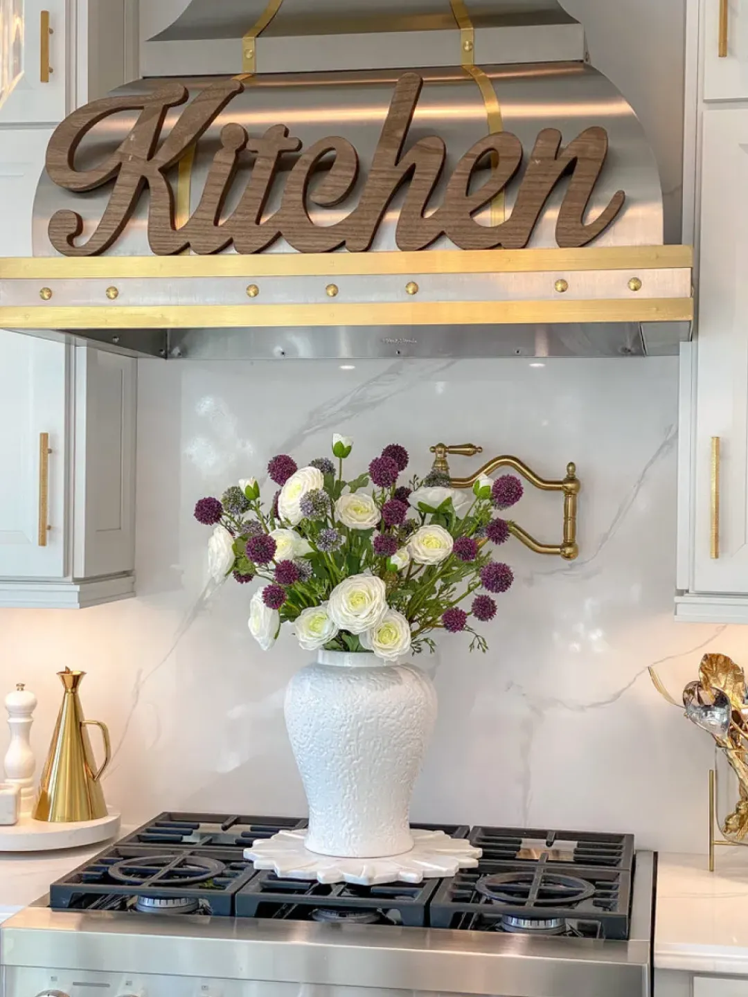Inspire Me! Home Decor White Stir Spoon W/ Bird Topper Hot