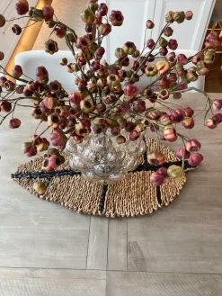 Inspire Me! Home Decor White Velvet Decorative Pumpkin With Gold Stem Hot