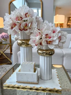 Inspire Me! Home Decor White Waterfall Hydrangea Stem Clearance