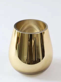 Inspire Me! Home Decor Wood Bowl With Gold Studded Details New