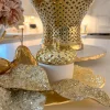 Inspire Me! Home Decor X-Tall Gold Textured Candle Holders (3 Sizes) Sale