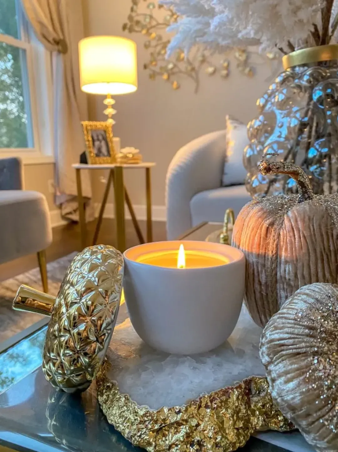 Inspire Me! Home Decor X-Tall Gold Textured Candle Holders (3 Sizes) Sale