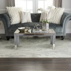 Inspire Me! Nourison Elegance Area Rug- Grey/Charcoal/beige (5 Sizes) PILLOWS, RUGS, & THROWS New