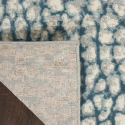 Inspire Me! Nourison Home Decor Joli Area Rug – Ivory/Blue/Grey (3 Sizes) PILLOWS, RUGS, & THROWS Hot