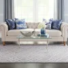 Inspire Me! Nourison Joli Area Rug – Grey/White (3 Sizes) PILLOWS, RUGS, & THROWS Hot