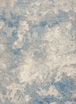 Inspire Me! Nourison Joli Area Rug – Ivory/Blue/Grey (3 Sizes) PILLOWS, RUGS, & THROWS Discount