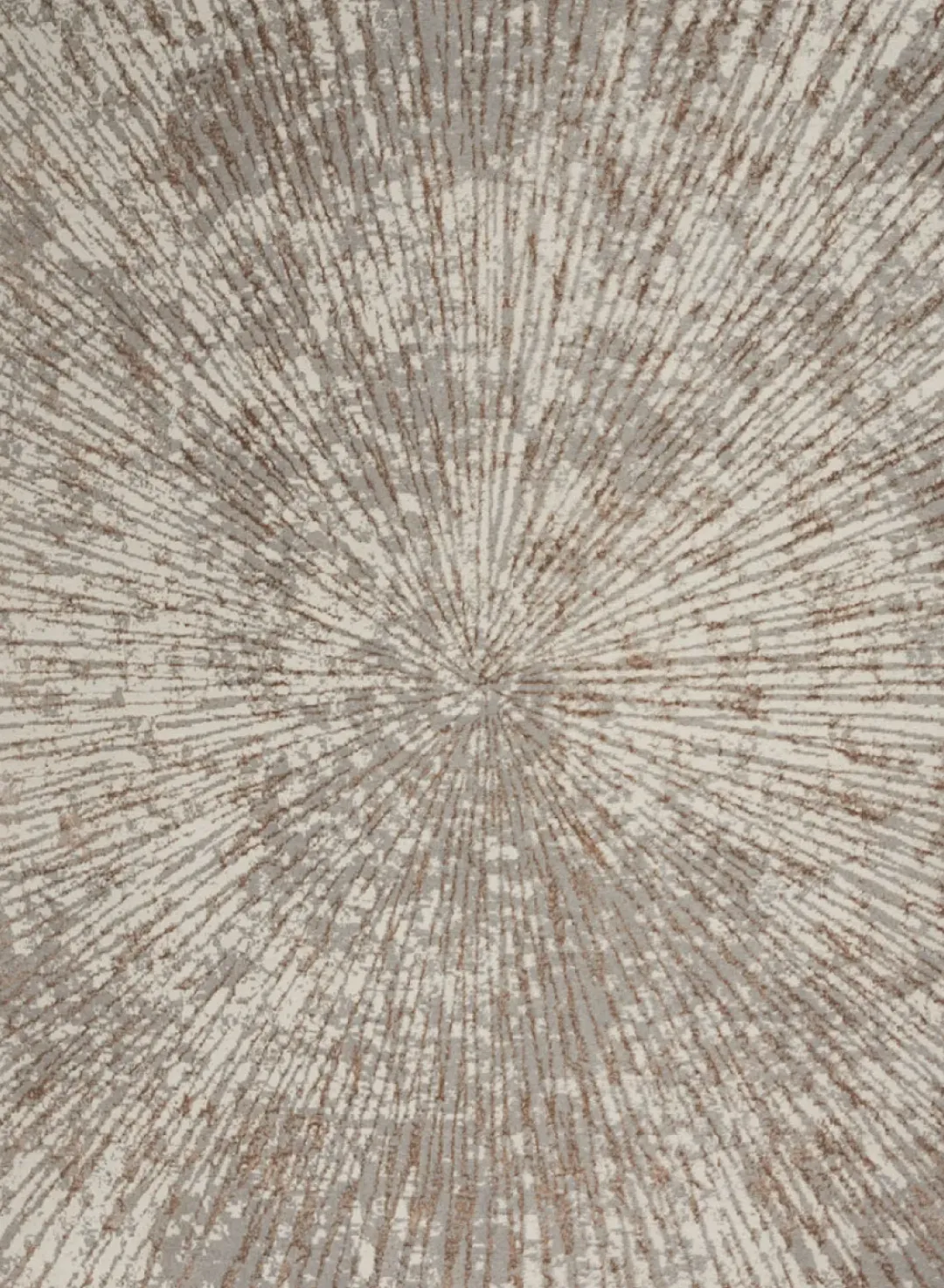 Inspire Me! Nourison Metallic Abstract Area Rug Style 1 – Grey/Mocha (4 Sizes) Outlet